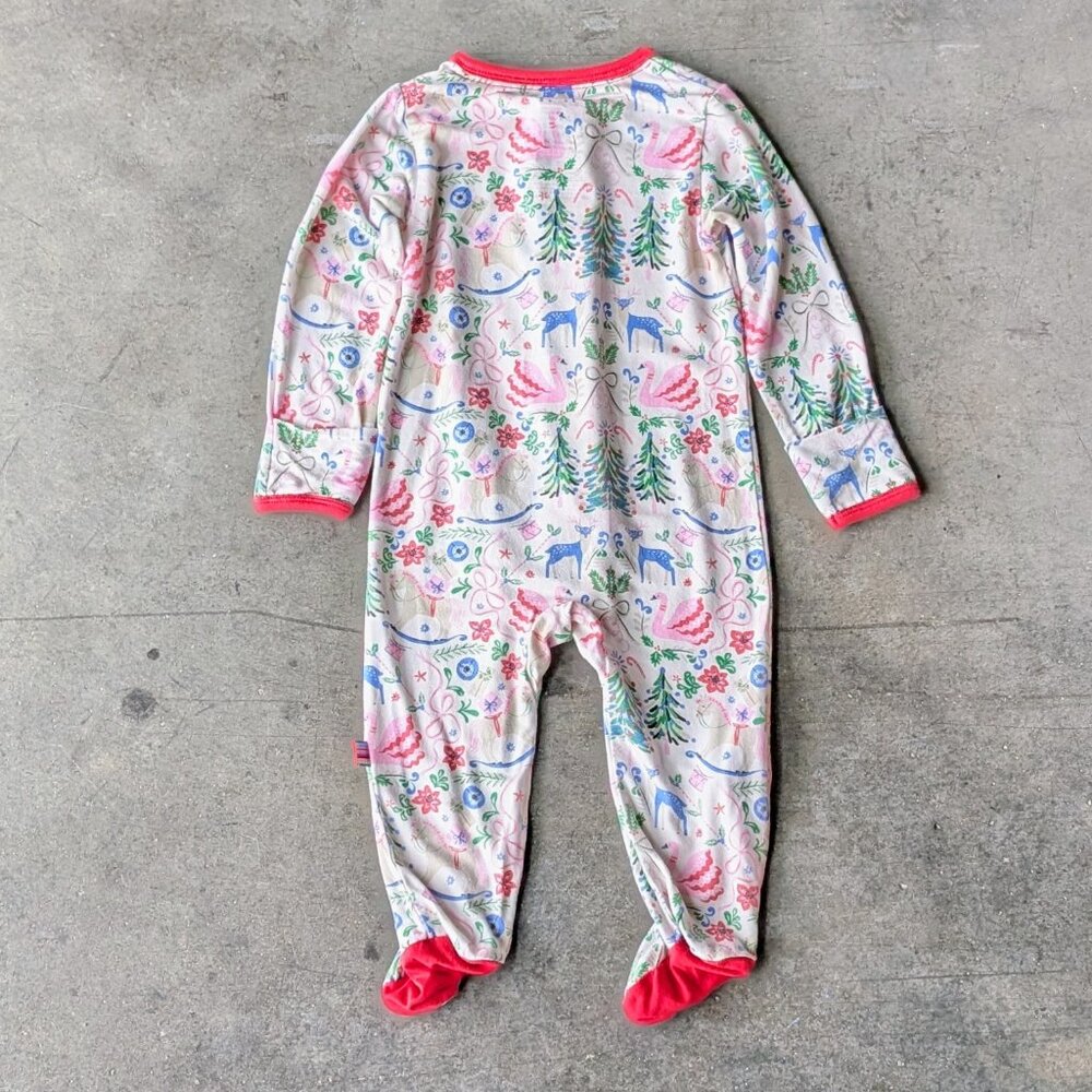 Magnetic Me Woodland Animals Forest Modal Footie Pajamas size 3-6M - Picture 8 of 8